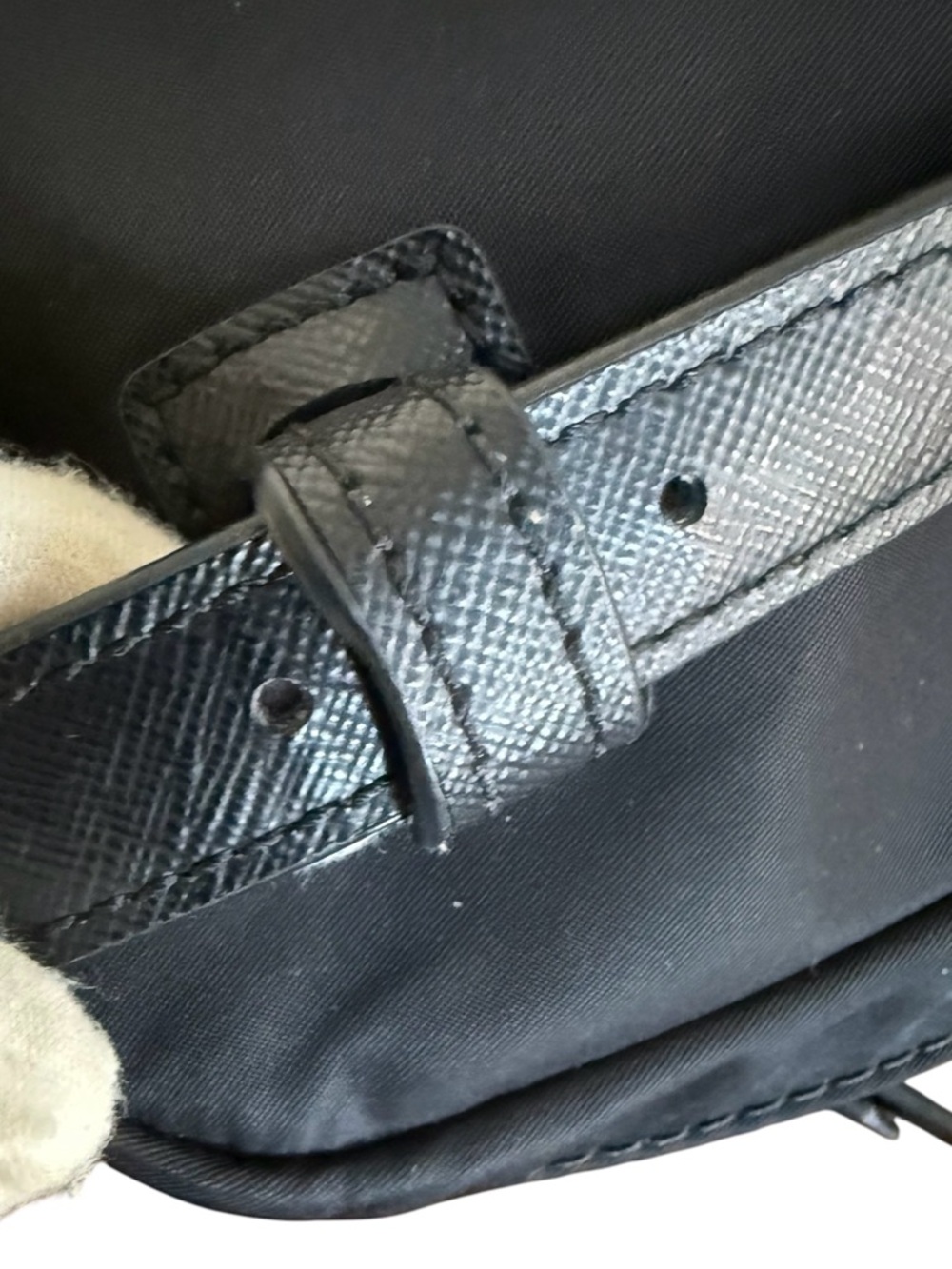 Authentic Kate Spade Black Nylon Zip Top Belt Bag Fanny Pack! One Size! - Picture 11 of 11